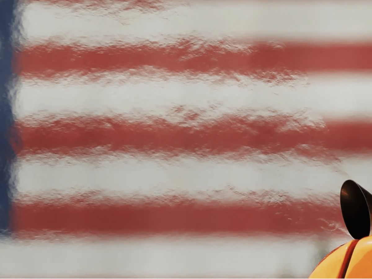 American flag for vehicle emissions story
