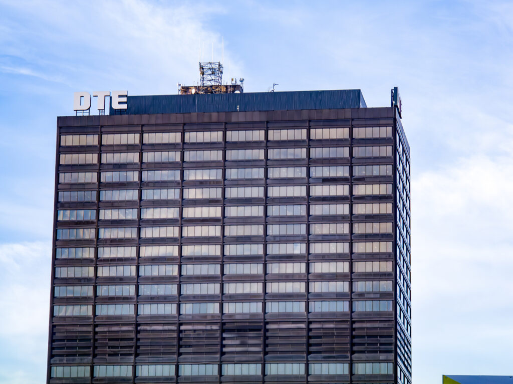 DTE Energy headquarters in downtown Detroit
