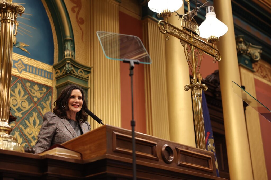 Gretchen Whitmer delivers State of the State address.