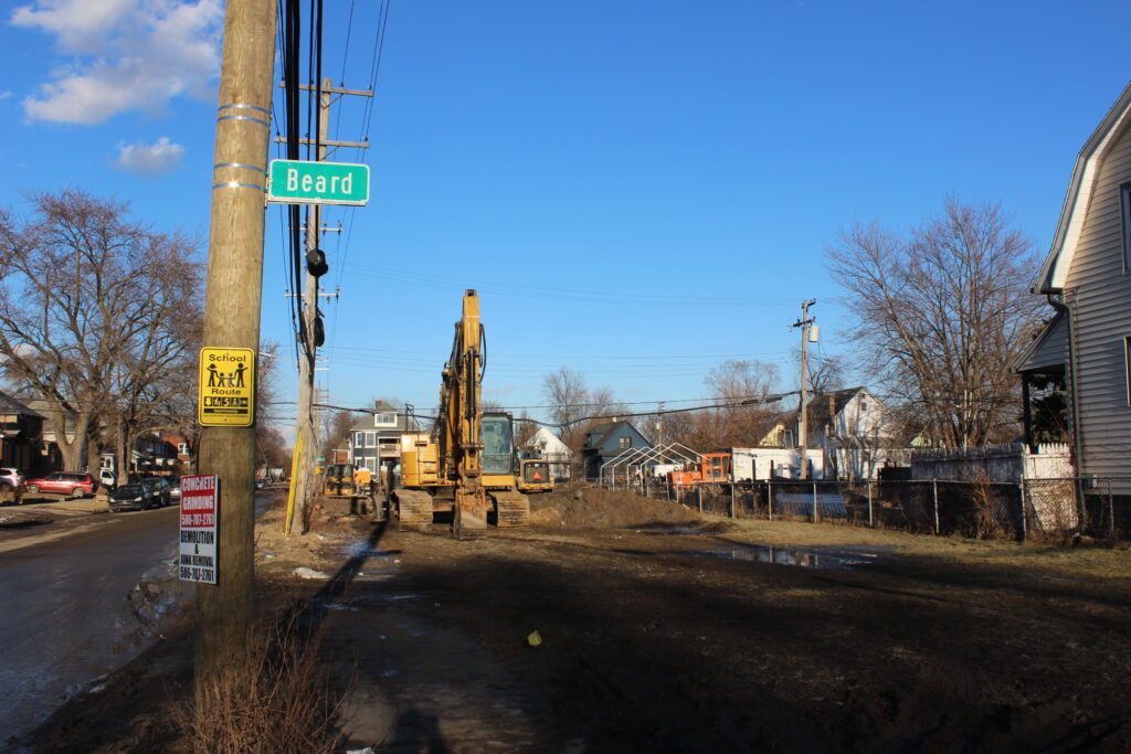 Southwest Detroit water main break