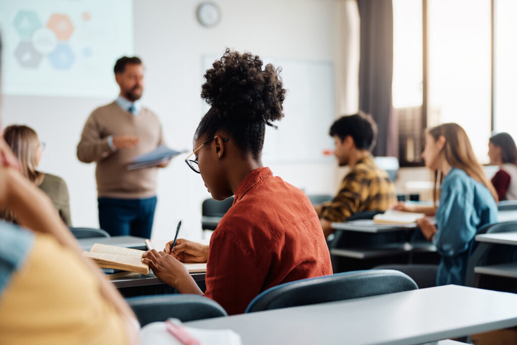 Students in classroom