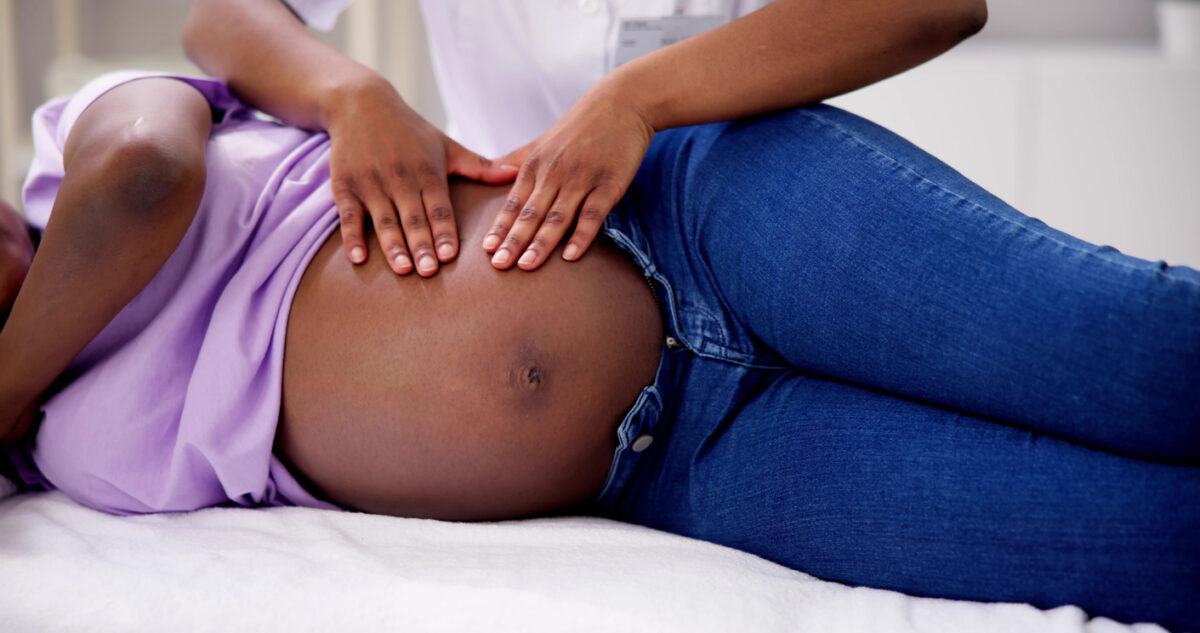 Prenatal spa massage.