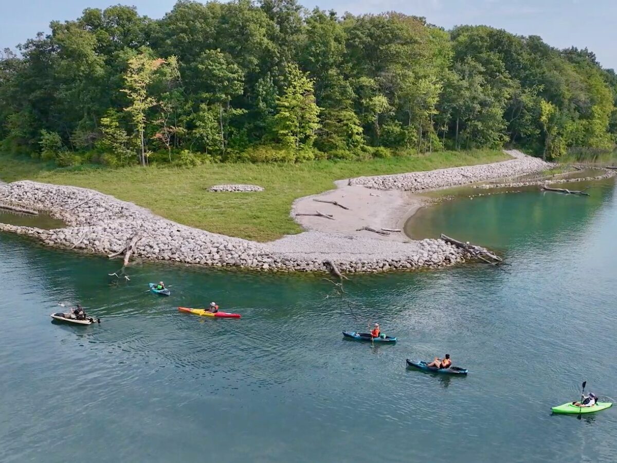 Sugar Island in the Detroit River.