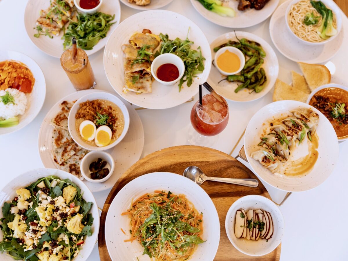 An array of Chinese dishes from Detroit's Chi Fan Le pop-up.