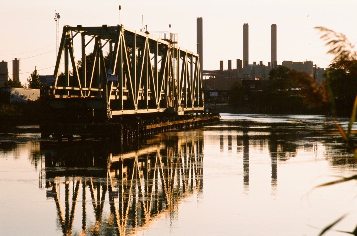 Zug Island swing bridge