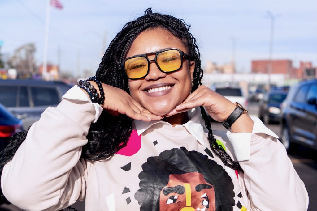 Eradajere Oleita, founder of The Chip Bag Project.