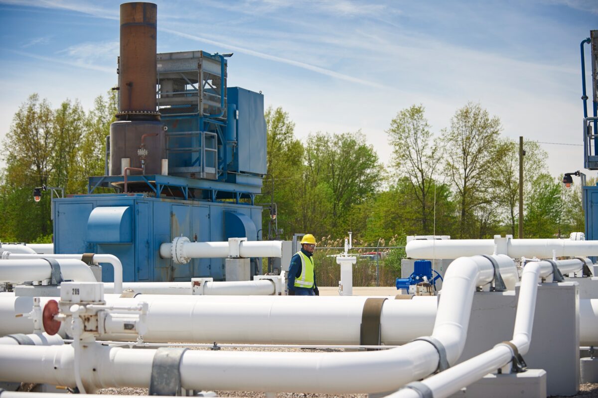 Consumers Energy natural gas pipes
