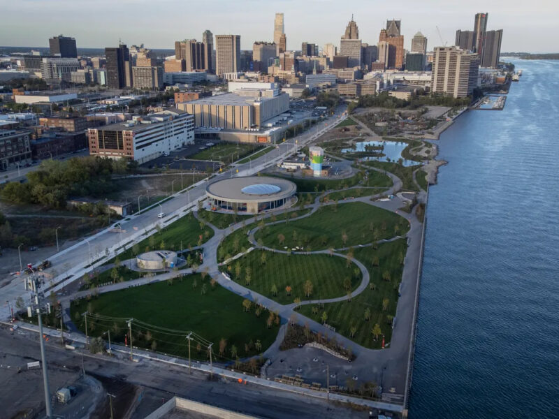 ‘Transformative’ Ralph C. Wilson Jr. Centennial Park opens new chapter for Detroit Riverwalk
