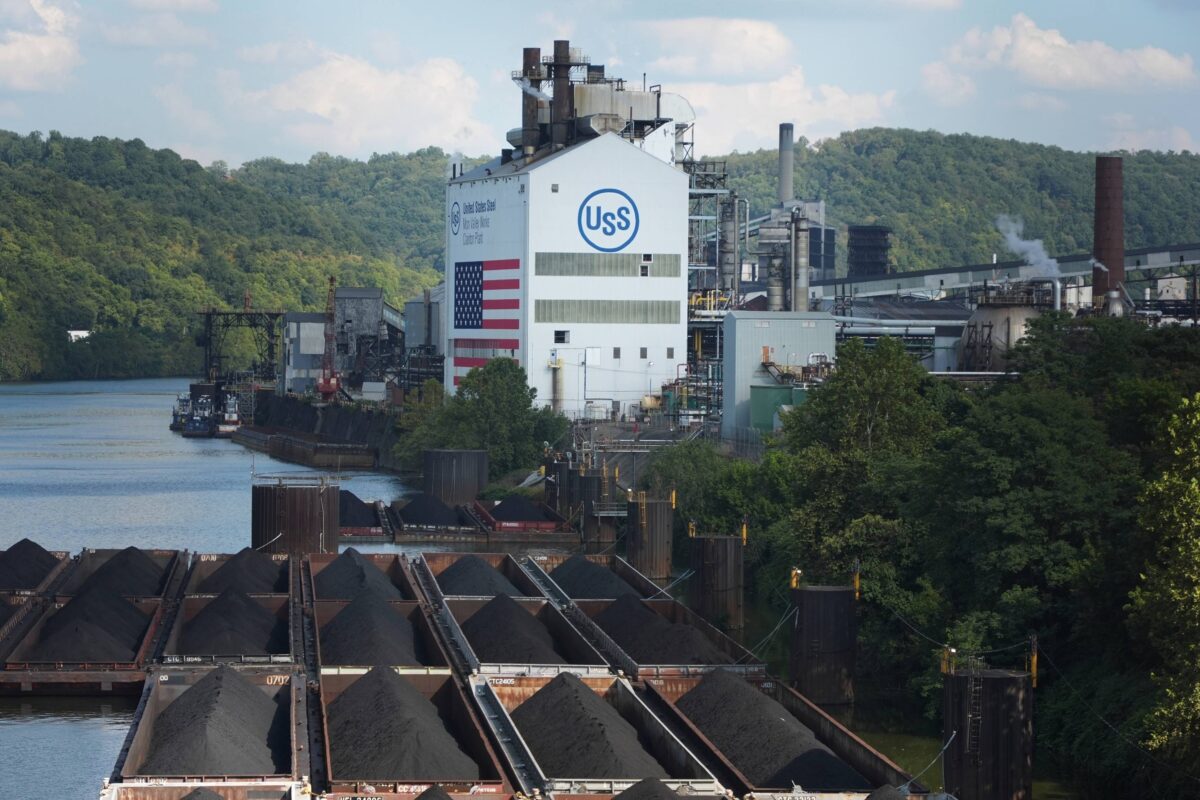 The Clairton Coke Works, a U.S. Steel coking plant, is seen Monday, Aug 11, 2025, in Clairton, Penn.