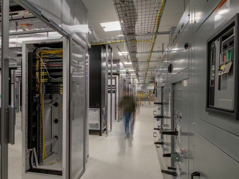 Data center interior