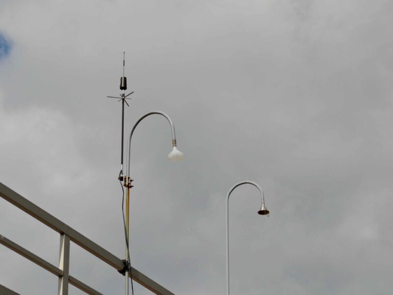 Air quality monitor in Detroit's Boynton neighborhood