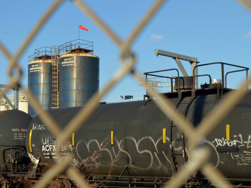 US Ecology Detroit South seen from Frederick Street.