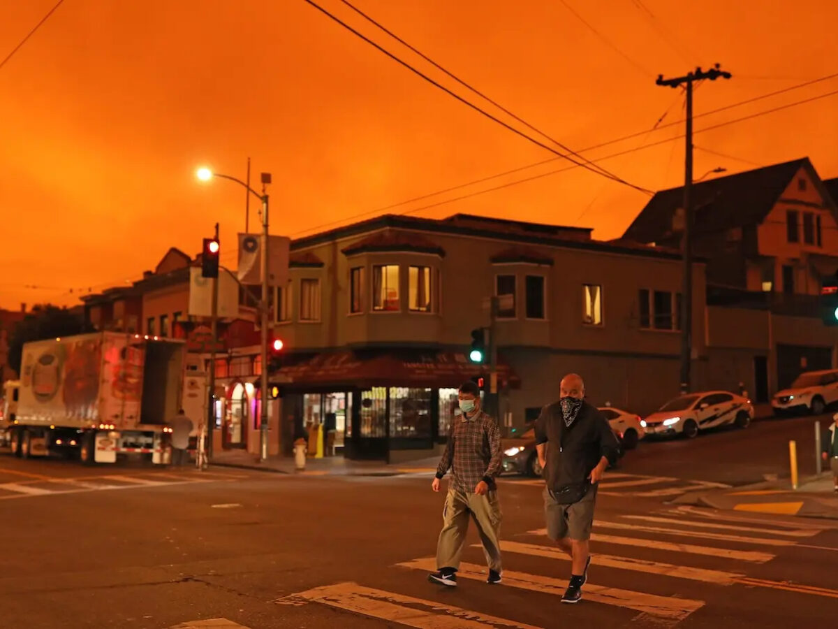 Wildfire smoke in San Francisco