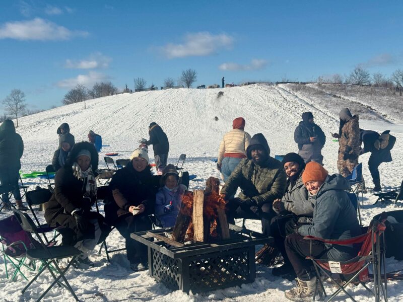 Community members enjoy Rouge Park's 2026 Winterfest.