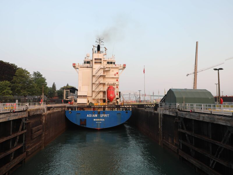 Soo Locks in Sault Ste. Marie