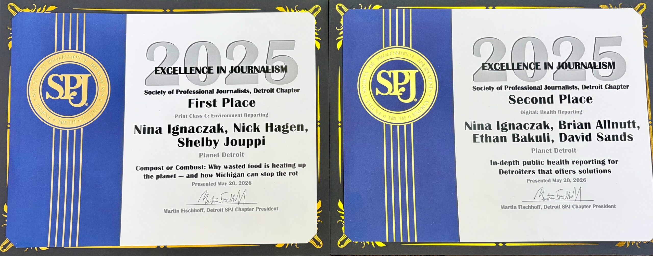 SPJ honors Planet Detroit for environmental, health reporting