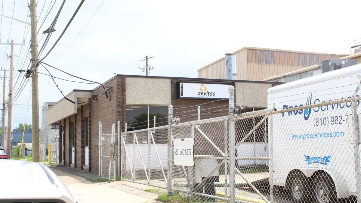 Aevitas oil recycling on Detroit's east side.