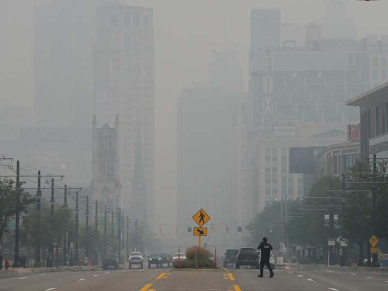 Wildfires that choked Detroit in July are twice as likely due to climate change: Report