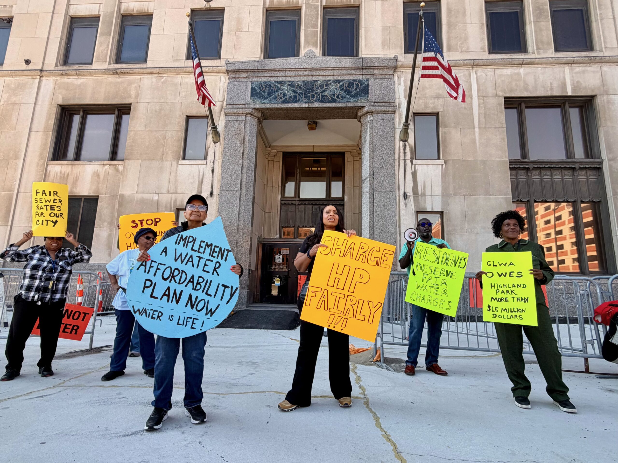 Highland Park Residents Protest GLWA Over Sewer Fee Adjustment
