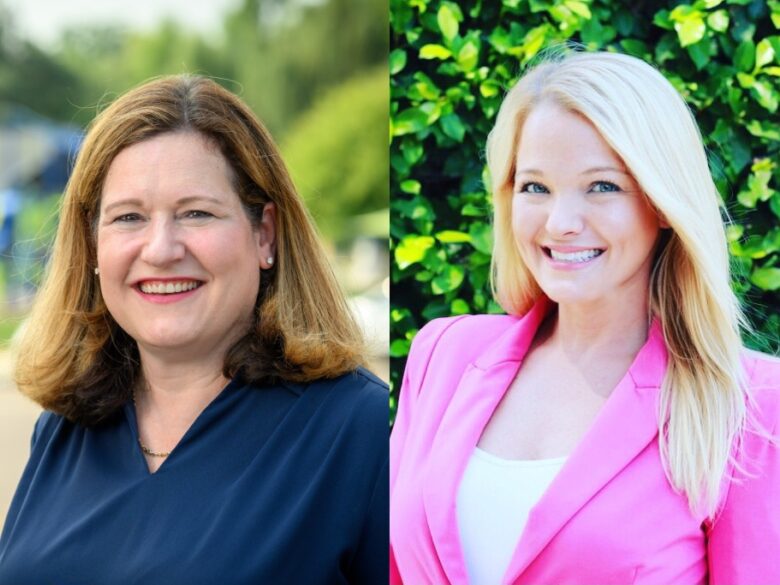 Michigan House candidates Shannon Dare Wayne, left, and Laura Perry.